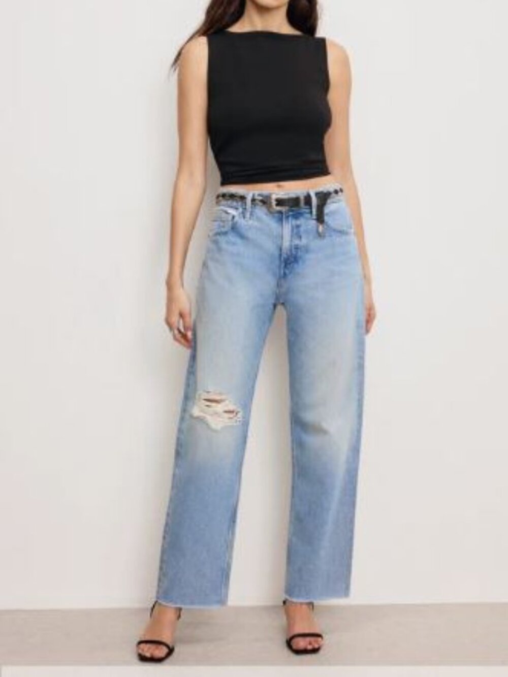 Good American Good Relaxed Straight Jean Size 6